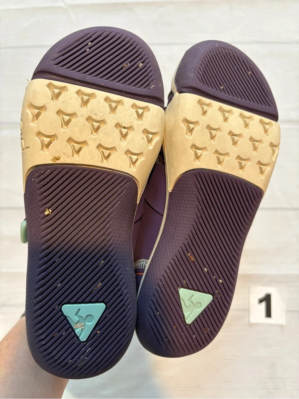 Plae Sam Purple and Orange Closed-Toe Sport Sandals